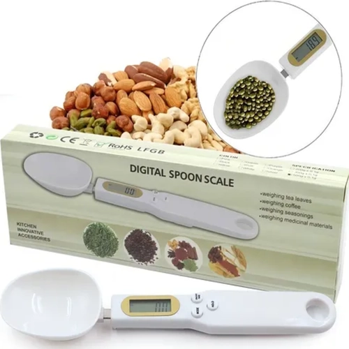 BALANZA CUCHARA COCINA 500G COLOR BLANCO - 3