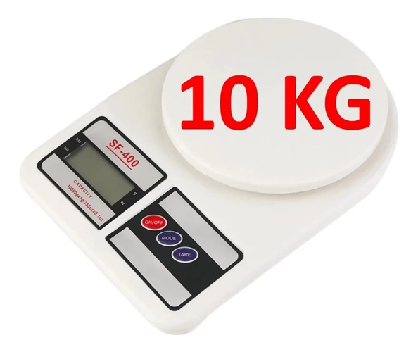 BALANZA DIGITAL COCINA CHEF COMERCIO 10KG COLOR BLANCO - 2