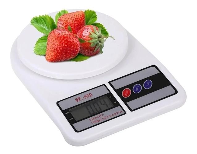 BALANZA DIGITAL COCINA CHEF COMERCIO 10KG COLOR BLANCO - 3