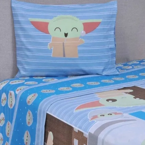 STAR WARS BABY YODA JUEGO SABANAS 1.5 PLAZA - 1