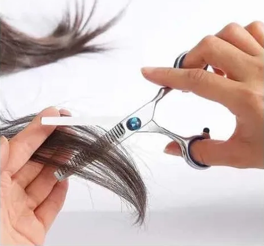 SET TIJERA CORTE FILO NAVAJA + ESCULPIDORA COLOR AZUL - 5