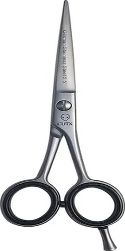TIJERA CUTX ESCULPIDORA 5.5 GRIS MATE ESTUCHE PLATEADO - 1