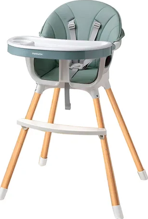 SILLA COMER 2 ALTURAS FUNDAS + CINTURON VERDE MUSGO - 1
