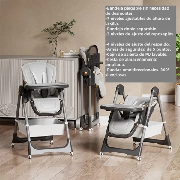 SILLA COMER PLEGABLE 3 EN 1 MULTIFUNCIONAL - 2