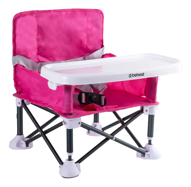 SILLA PLEGABLE XT01 COLOR ROSADO - 1