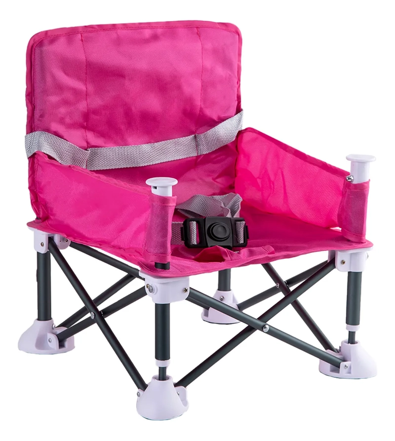 SILLA PLEGABLE XT01 COLOR ROSADO - 2