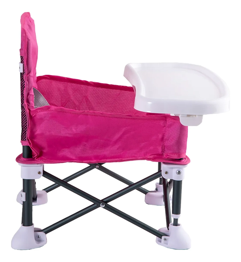 SILLA PLEGABLE XT01 COLOR ROSADO - 3