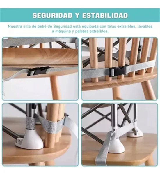 SILLA COMER PERIQUERA PLEGABLE BEBE  HOGAR/EXTERIOR - 5