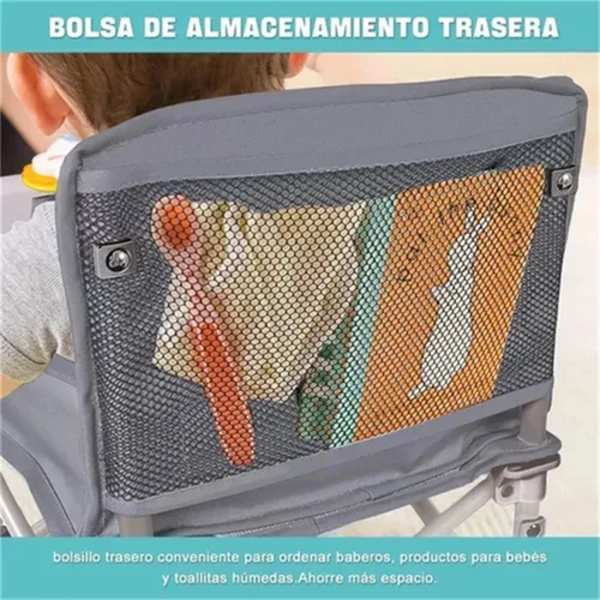 SILLA COMER PERIQUERA PLEGABLE BEBE  HOGAR/EXTERIOR - 6