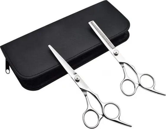 KIT TIJERAS NAVAJA + ESCULPIDORA CON ESTUCHE - 3