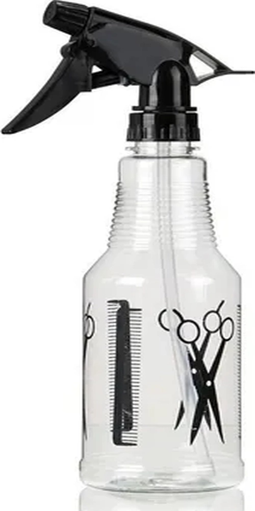 SET TIJERAS + CAPA + PEINETAS + ROCIADOR PELUQUERIA - 2