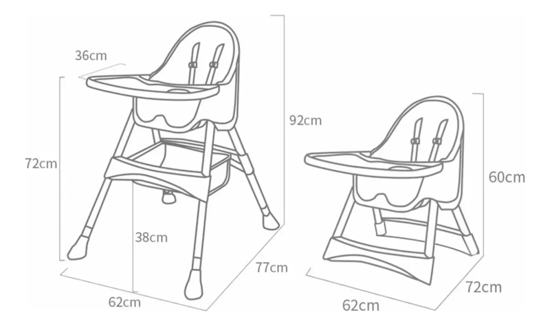 SILLA COMER VOYAGE SNACK 2 EN 1 - 1