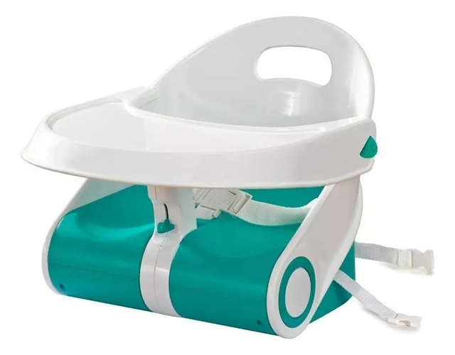 SILLA COMER ELEVADOR PLEGABLE NIÑOS COLOR BLANCO - 1