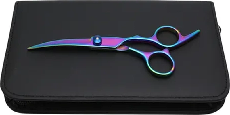 KIT TIJERAS ESTUCHE + FILO NAVAJA + ENTRESACADORA - 5