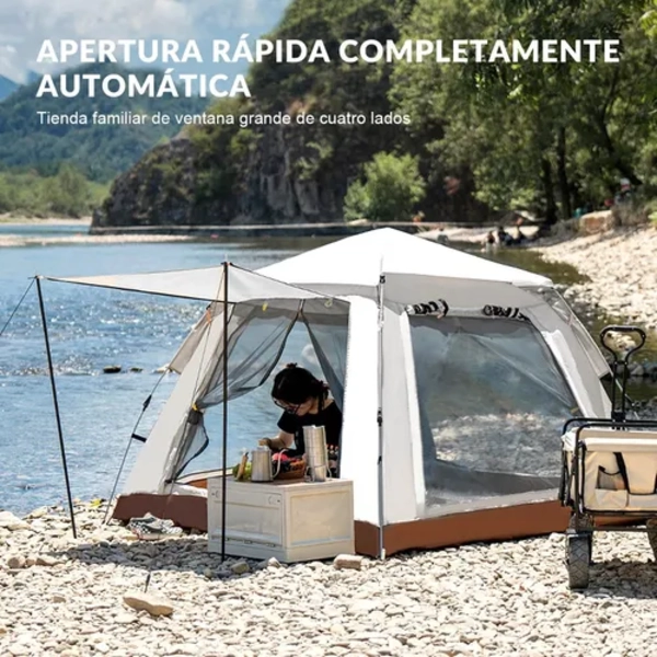 TIENDA CAMPAÑA 240X240CM 4-8 PERSONAS - 2