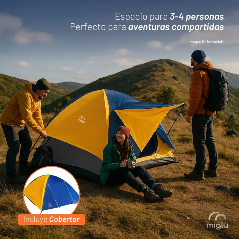 CARPA CAMPING MIGLU 4 PERSONAS - 4