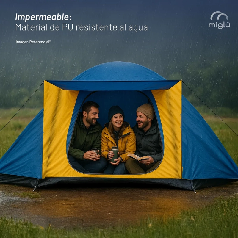 CARPA CAMPING MIGLU 4 PERSONAS - 5
