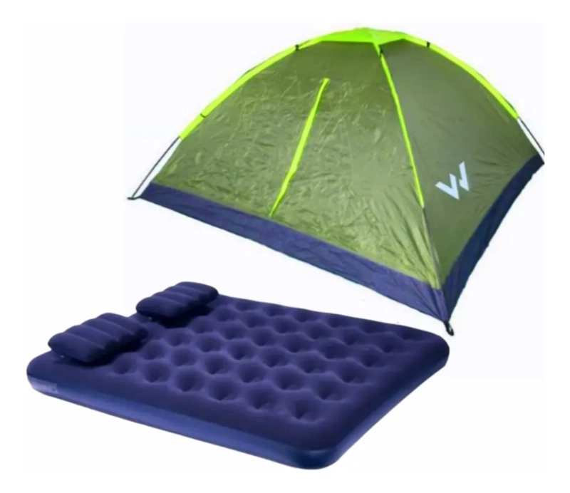 CARPA 240X240 + COLCHON QUEEN 2 PLAZAS - 1