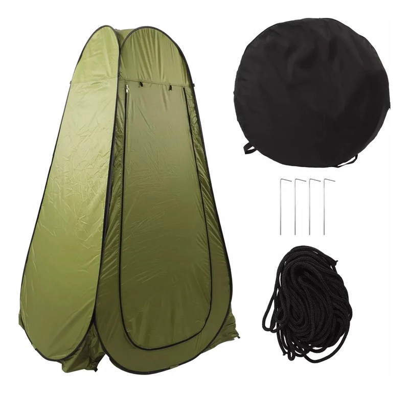 CARPA BAÑO VESTIDOR PORTATIL CAMPING PRACTICA - 4