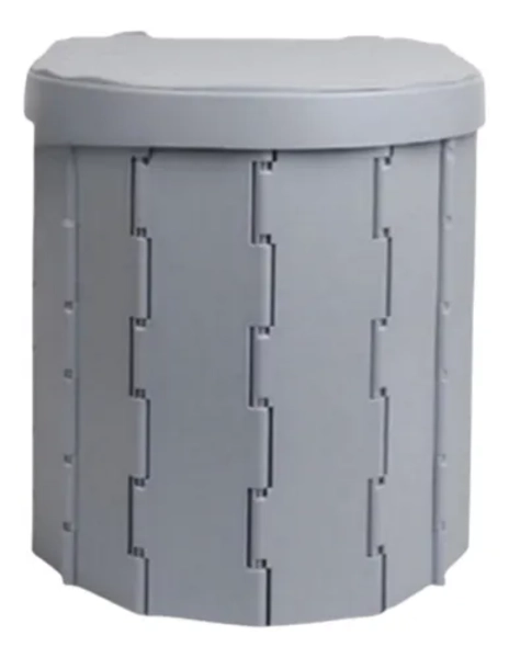 CARPA CASETA BAÑO VESTIDOR PORTATIL + INODORO - 5