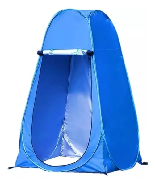 CARPA BAÑO CAMPING VESTIDOR 1 PERSONA AZUL - 1