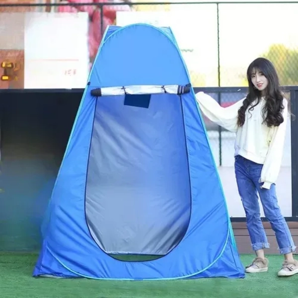 CARPA BAÑO CAMPING VESTIDOR 1 PERSONA AZUL - 3
