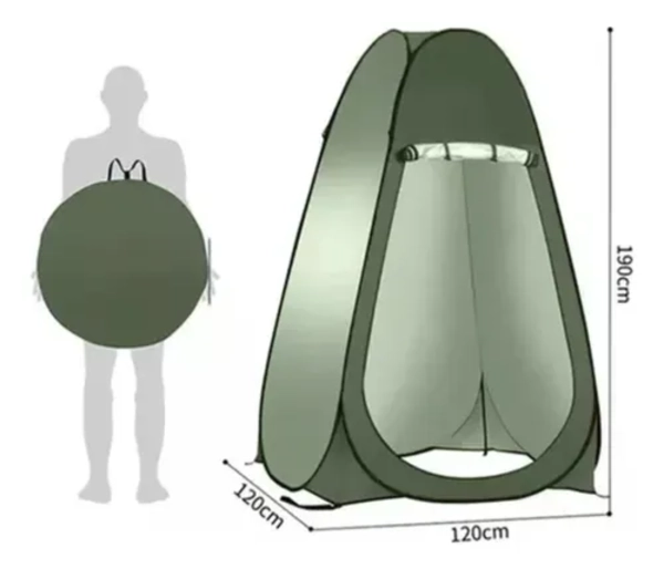 CARPA BAÑO VESTIDOR + BAÑO QUIMICO + DUCHA SOLAR - 4