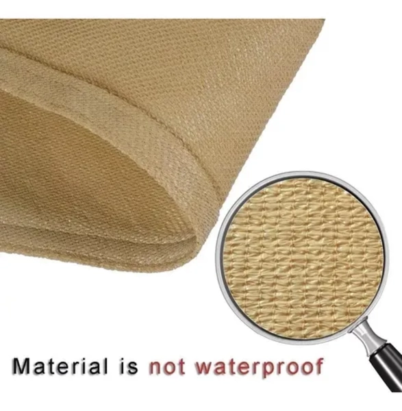 CARPA LONA VELA SOMBRA MALLA 2X3 COLOR BEIGE - 2