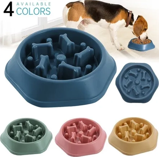 PLATO ANTIANSIEDAD PERROS COLOR ROSA CHICLE - 5