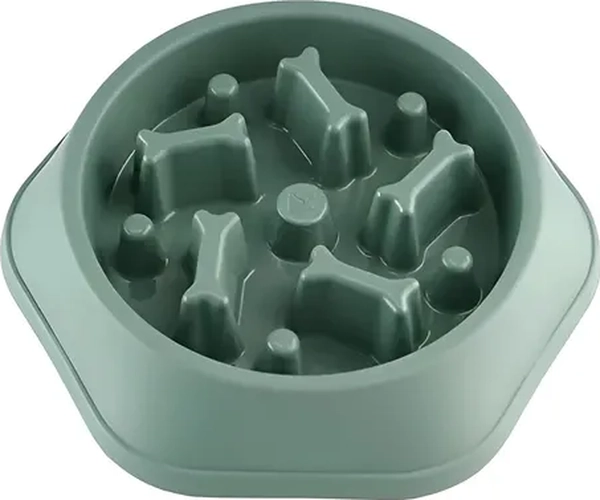 PLATO PER-ROS ANTIESTRE S MASCOTAS PERROS COLOR VERDE - 10