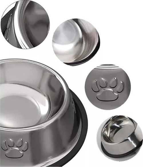PLATO METALICO COMIDA MASCOTAS RORO 18CM - 6