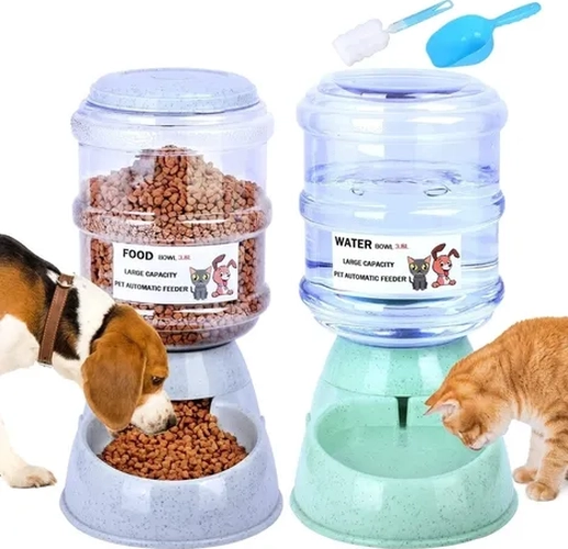 PACK 2 DISPENSADORES AGUA/COMIDA MASCOTAS - 1