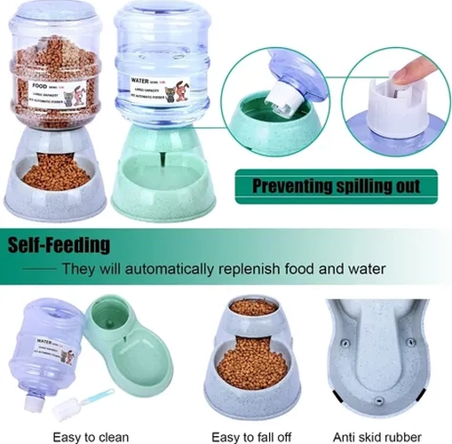PACK 2 DISPENSADORES AGUA/COMIDA MASCOTAS - 2