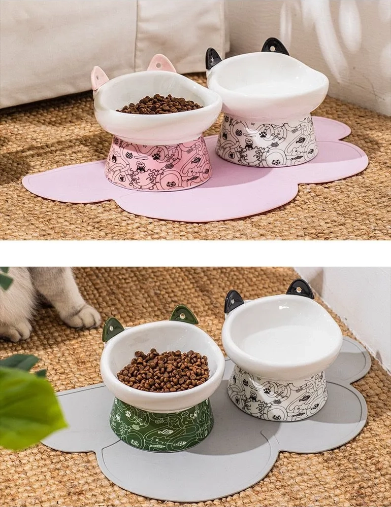 PLATO CERAMICA OREJAS CUCHARA MASCOTAS - 4