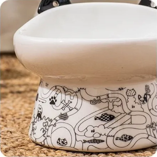 PLATO CERAMICA OREJAS CUCHARA MASCOTAS - 7