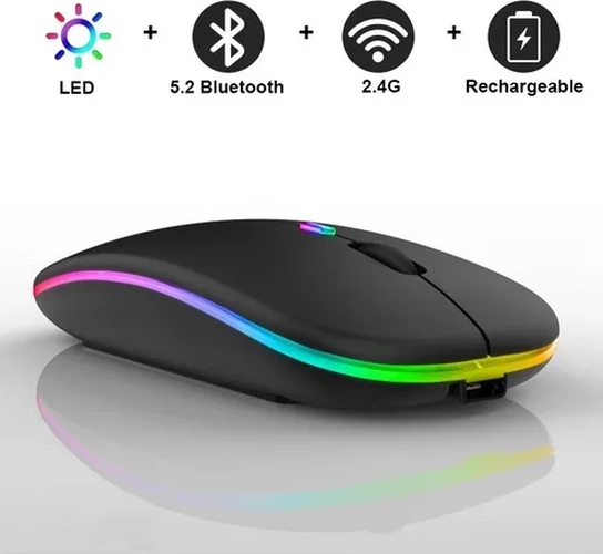 MOUSE INALAMBRICO RECARGABLE BLUETOOTH/MAC/PC - 2