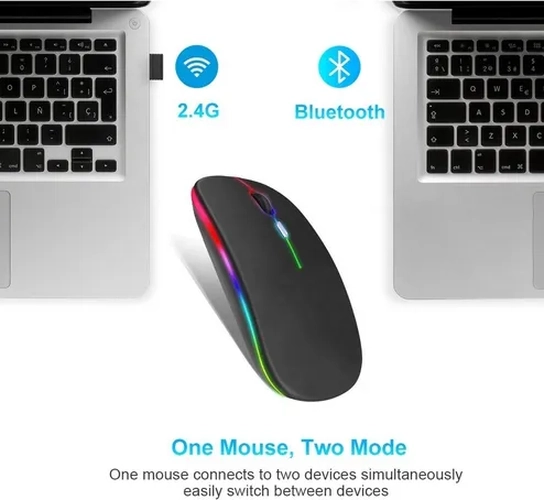 MOUSE INALAMBRICO RECARGABLE BLUETOOTH/MAC/PC - 3
