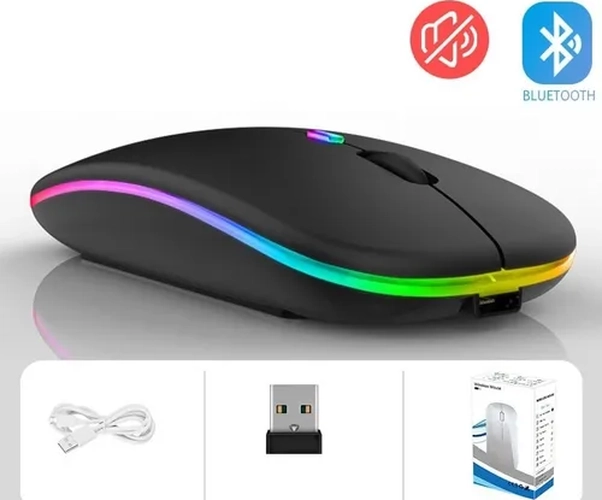 MOUSE INALAMBRICO RECARGABLE BLUETOOTH/MAC/PC - 5