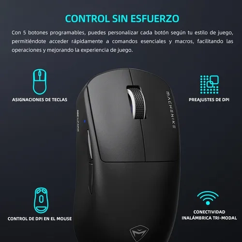 RATON GAMER MACHENIKE L7MIX PAW3395 26000DPI - 5