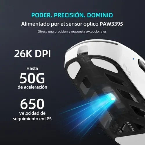 RATON GAMER MACHENIKE L7MIX PAW3395 26000DPI - 6