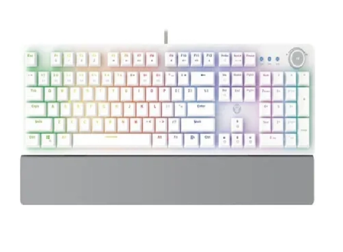 TECLADO FANTECH MK853 MECANICO RGB BLANCO - 1