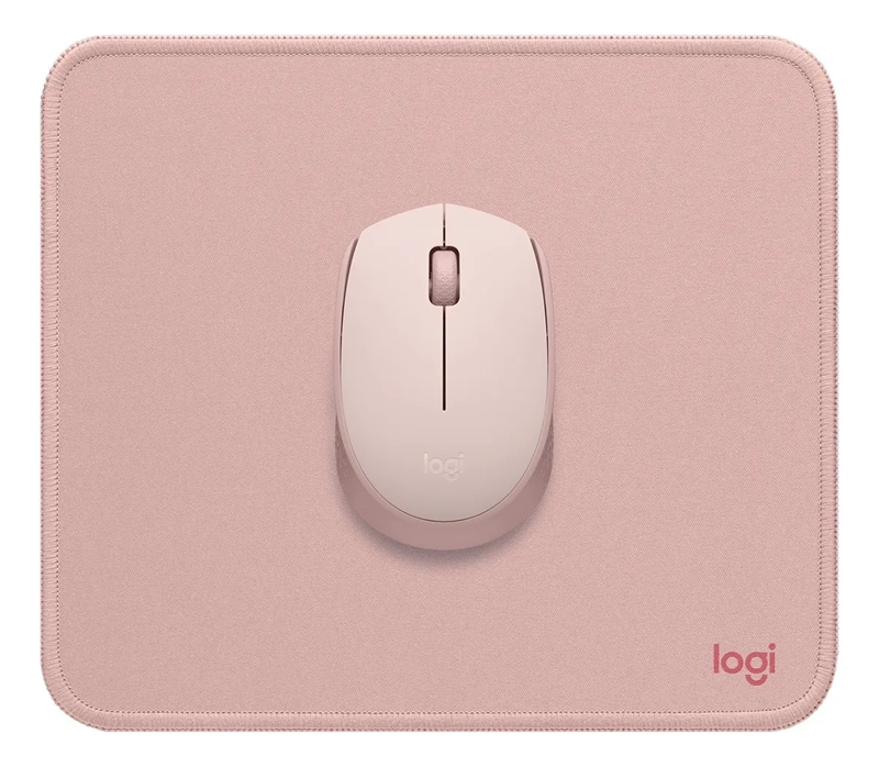 KIT LOGITECH M170 + MOUSE PAD STUDIO ROSA - 1