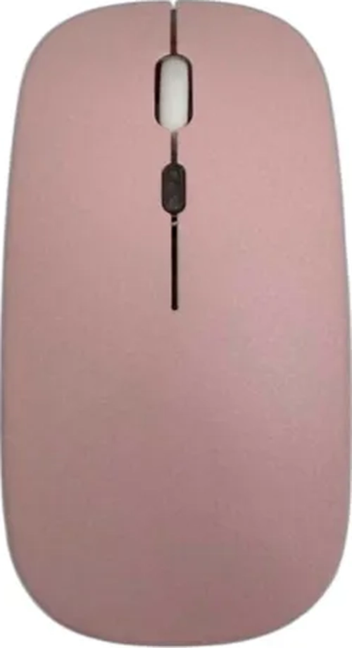 KIT TECLADO MOUSE MINI INALAMBRICO BLUETOOTH ROSA - 3