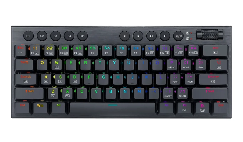 TECLADO REDRAGON HORUS MINI K632 PRO 60% WIRELESS NEGRO - 1