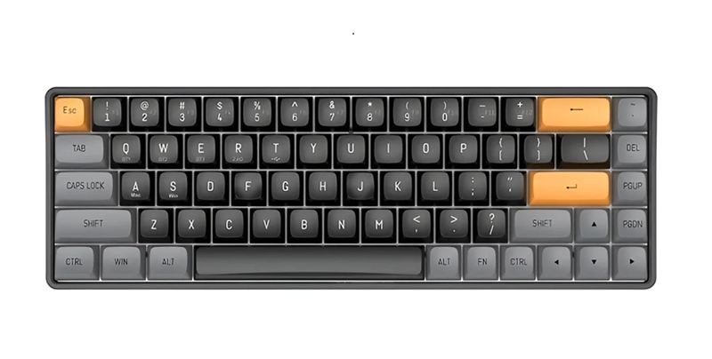 TECLADO MECANICO DARKFLASH GD68 TRI MODO 65% NEGRO - 1