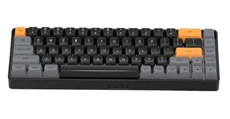 TECLADO MECANICO DARKFLASH GD68 TRI MODO 65% NEGRO - 3