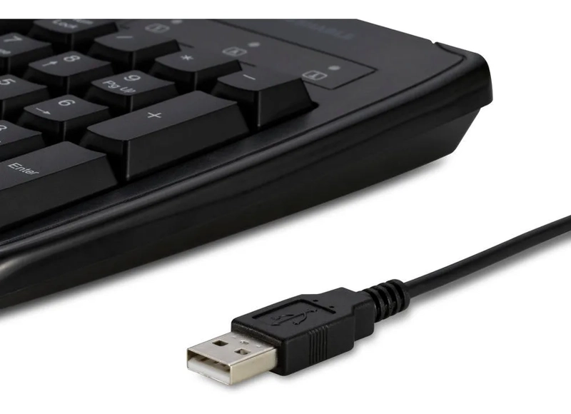 TECLADO LAVABLE ALAMBRICO FOR LIFE KENSINGTON NEGRO - 5