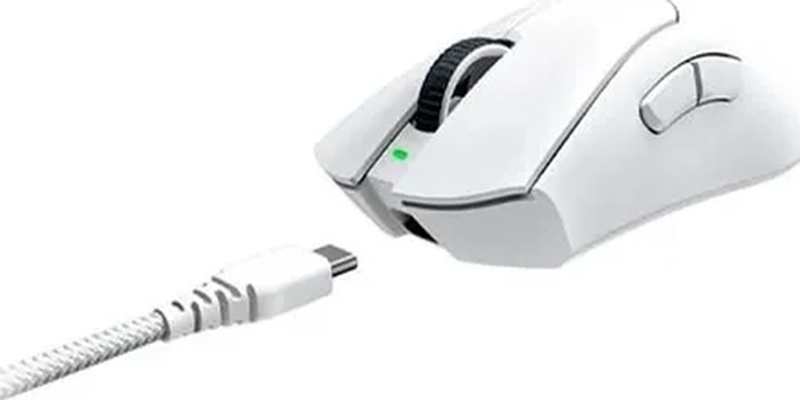 MOUSE RAZER DEATHADDER V3 PRO INALAMBRICO BLANCO - 1
