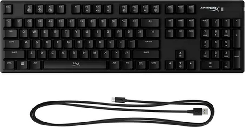 TECLADO GAMER HYPERX ALLOY ORIGINS RGB SW RED NEGRO - 5