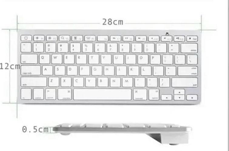 TECLADO INALAMBRICO BLUETOOTH IPAD TABLET SMARTPHONE PC - 5